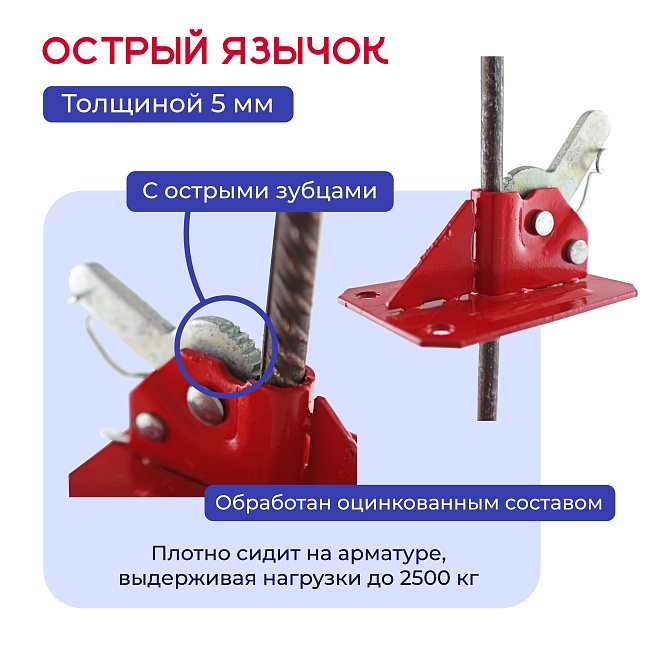 Пружинный зажим для опалубки HIT усиленный фото 6
