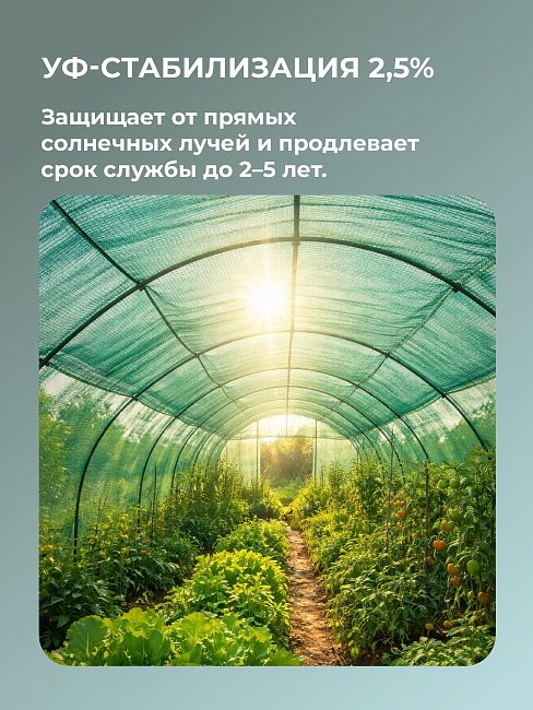 Сетка фасадная затеняющая Промышленник зеленая 30-35% 6х25 м фото 7