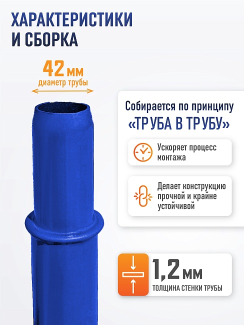 Леса строительные рамные ЛРСП 20 комплект 4x4 м фото 4