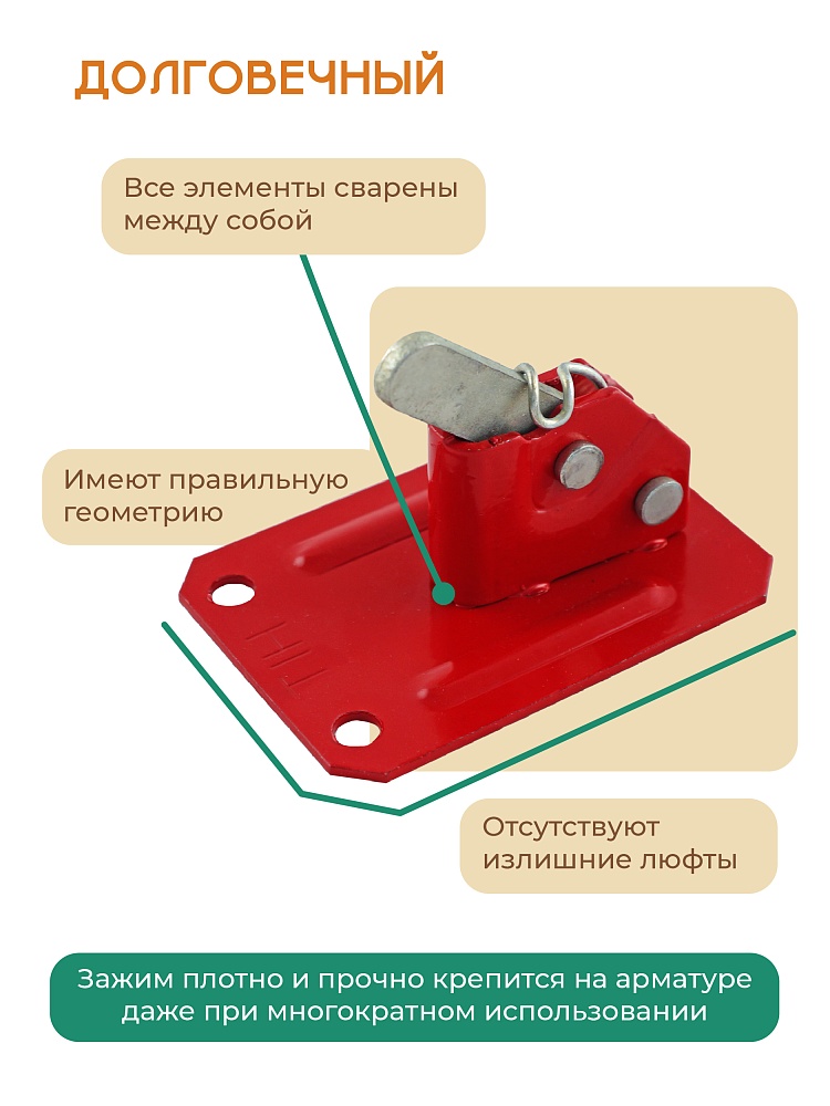 Пружинный зажим для опалубки HIT фото 3